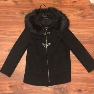 Zara black coat